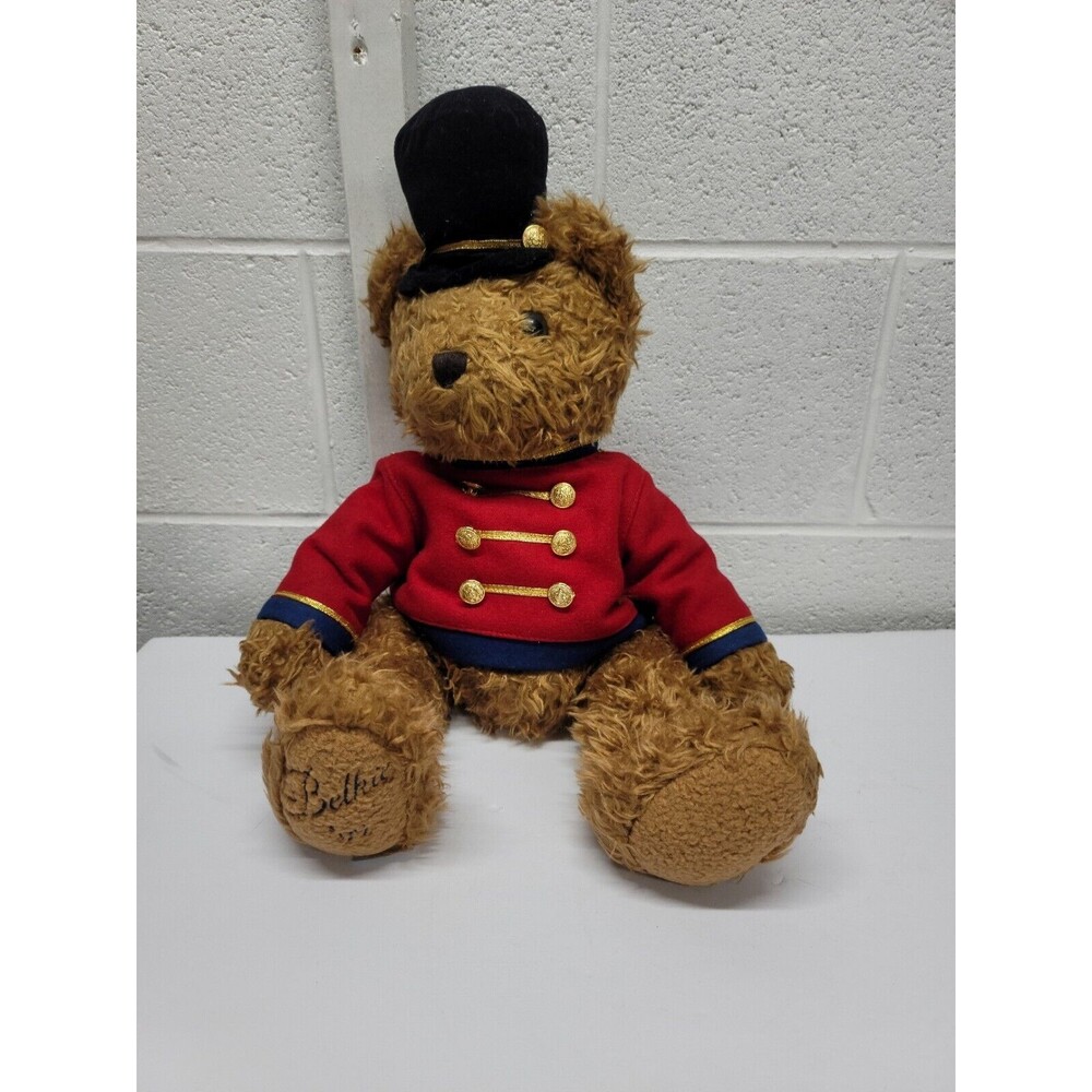 Belkie Teddy Bear Plush Soldier 21" 1999 Jointed Stuffed Animal Toy Holiday VTG
